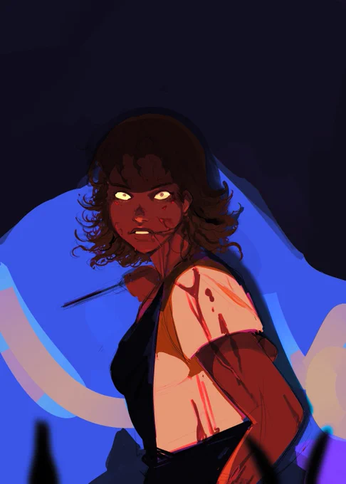 QRT with your blue art 
