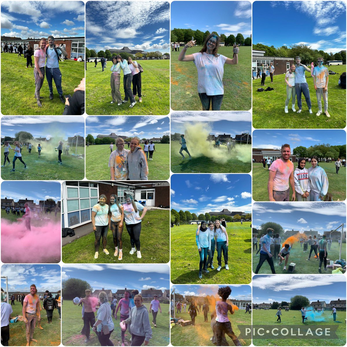 Fun in the sun at the Y11 Colour Run ☀️🏃🏻‍♀️🌳🏃🏼☀️🌈 

Thank you to everyone who participated &amp; helped make it happen - Y11 had the best afternoon! 

<a href="/willowshigh/">WillowsHighCardiff</a> <a href="/KellyBubbins/">Kelly Bubbins</a>