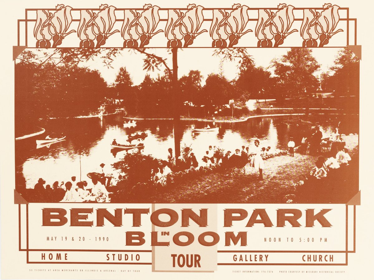 Found this awesome <a href="/bpnastl/">Benton Park Neighborhood Association</a> poster from 1990 in the city archives while researching the history of my home.