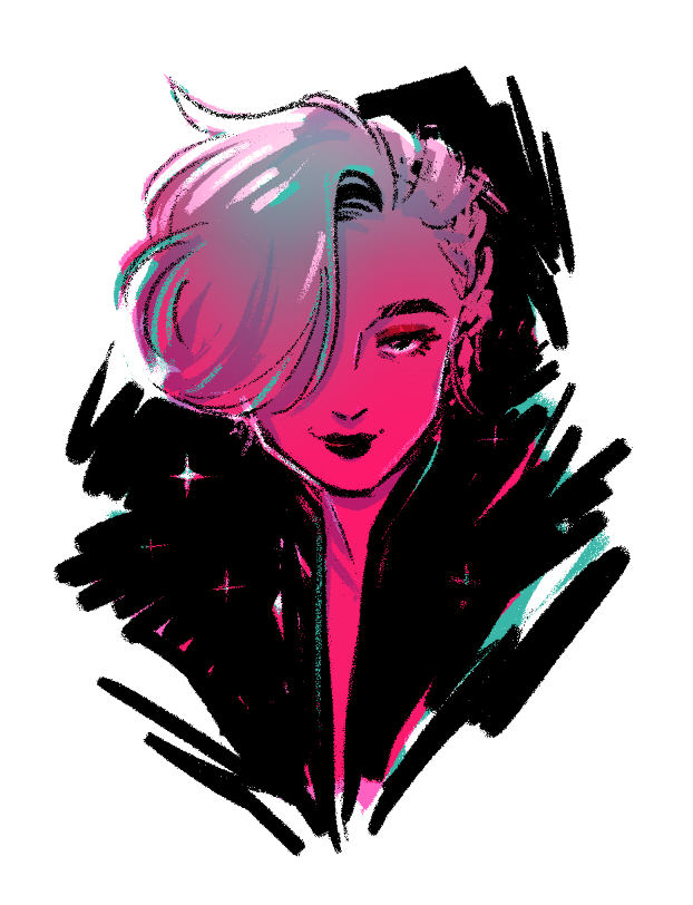 been super busy getting ready for our early access release next week, but today's warmup is a sketch of chef rhubarb from our game cook serve forever