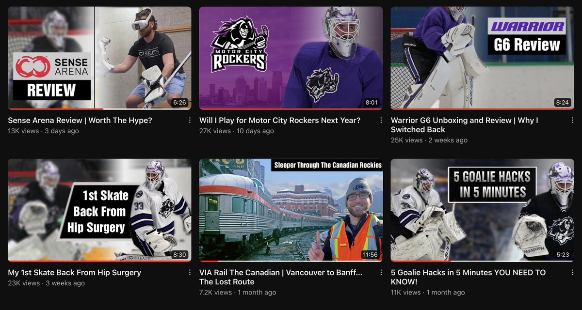 I’m not super active on Twitter so watch my latest vlog or connect with me on youtube. Tap here to watch the latest video :) youtube.com/@trav4oilers