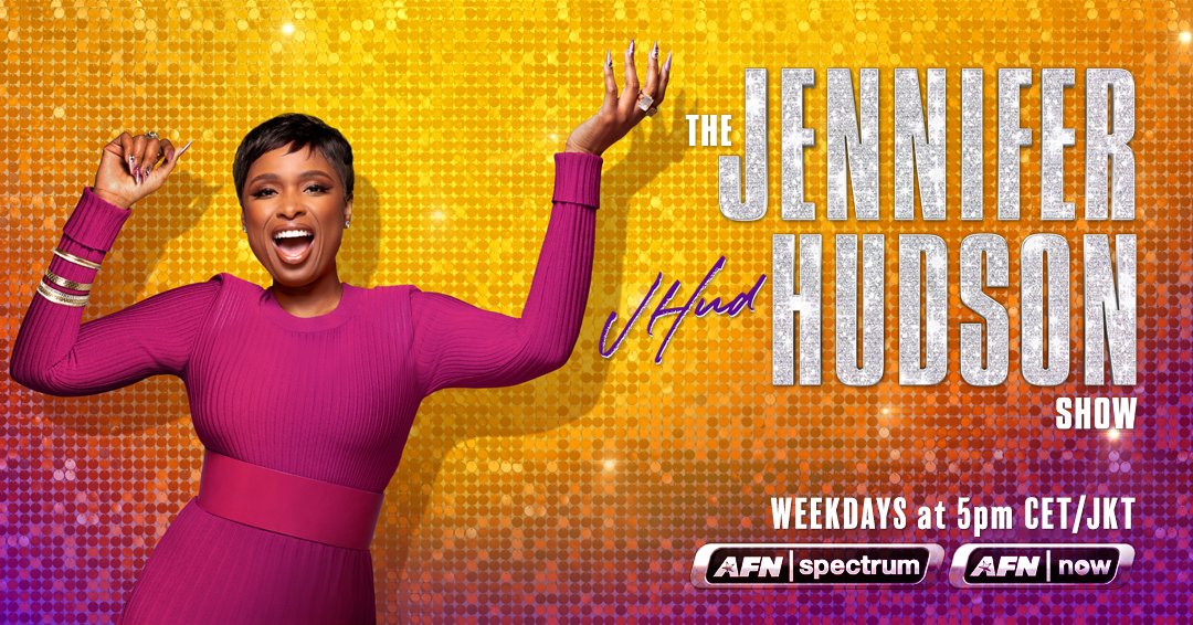 Find #JenniferHudson on the #jenniferhudsonshow weekdays on @AFNtelevision