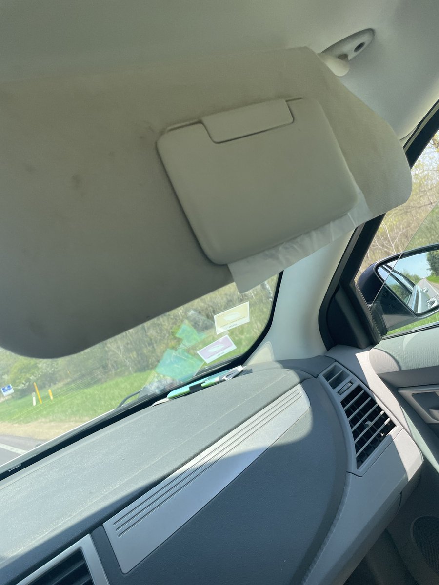 Something tragic happened today… I’ve had a label on my cars dashboard for almost 2 years. Today was the day it gave up… you will be missed no! He’s in a better place now… safe from the wind 😢