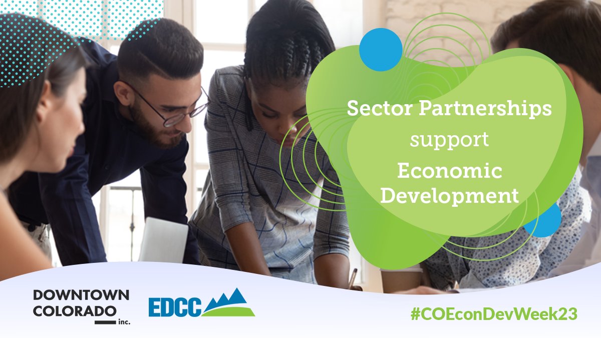 Sector partnerships enable regional, industry-led collaboration in Colorado. When employers work with public partners, these partnerships help focus resources on key #workforce and #EconDev priorities in a regional economy. Learn more at cwdc.colorado.gov/sector-partner…. #EconDevWeek2023