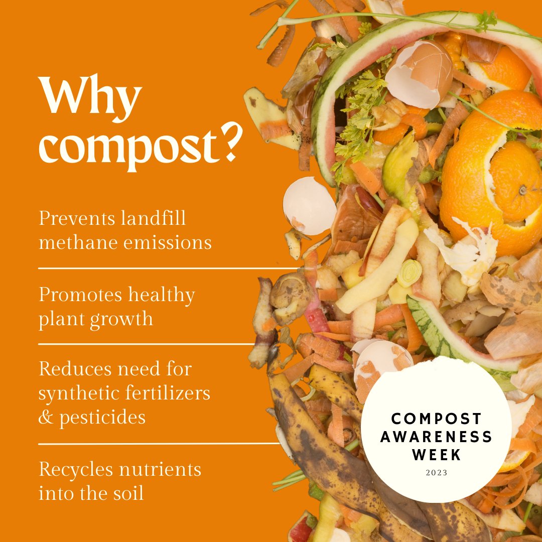 cawrecycles's tweet image. Learn more about the benefits of compost 🌱🍏 during #InternationalCompostAwarenessWeek

Stay tuned as we share more about how California is leading the way in composting organics! #Compost #CompostAwareness #ZeroWaste #ZeroWasteLiving