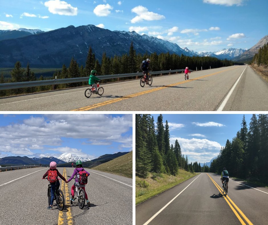 playoutsidegal's tweet photo. 🚲 May 14th is the last day to bike Highway 66 and Sheep River Road without cars (the winter gates open on May 15th)! Read more about these fun road rides here ⤵
#braggcreek #kananaskis #springbiking https://t.co/jXnDQz21fE https://t.co/6haUFddvAU