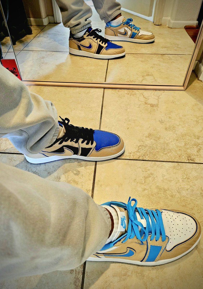 McKnight_Rich's tweet image. Well about to get it in on this #HumpDay with the hardest Nike SB x AJ1 Lows to modify… Lance Mountain #KOTD #mixmatch #yoursneakersaredope #JMillzChallenge #7DaysOfJoggers