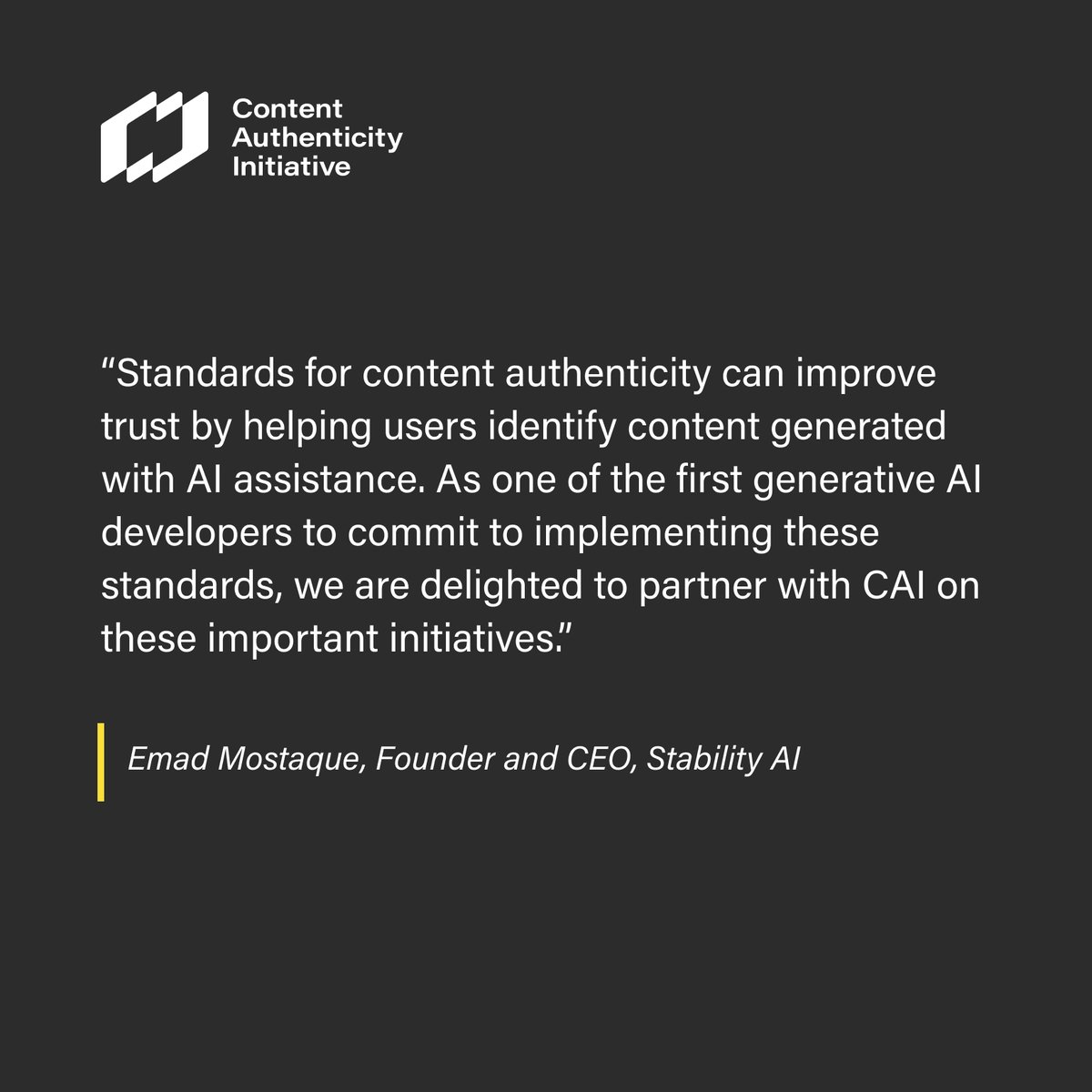 Content Authenticity Initiative tweet media