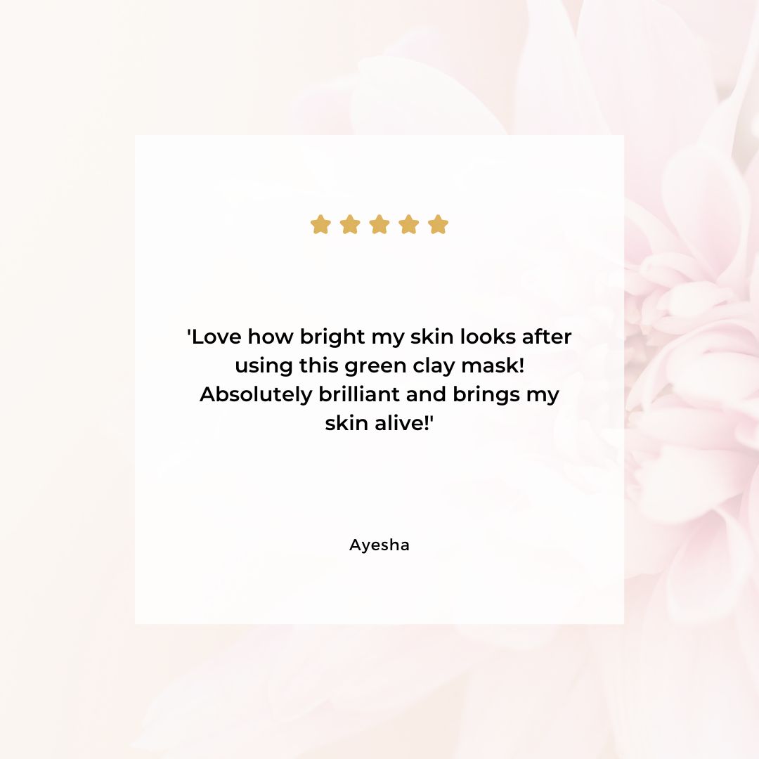 Luxury clay mask in a jar, use a couple of drops of the fragrance free night face oil and get the hydration and glow you have always wanted ⭐