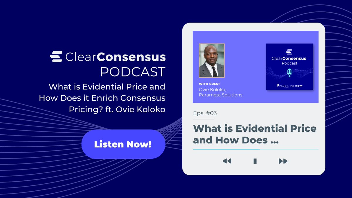 Peernovainc's tweet image. Hear from Ovie Koloko, the Global Head of Product Management at Parameta Solutions, as he discusses the importance of incorporating Evidential Price (EvP) into the consensus pricing process. bit.ly/3DvRZwz
#consensus #consensuspricing #evp #IPV #dataquality #OTC #podcast