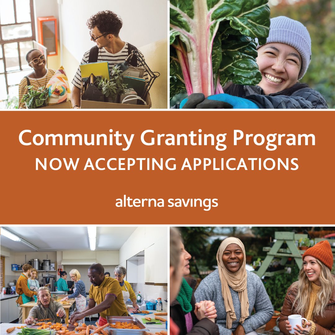 quintefirst's tweet photo. Do you have a big idea that could use a small grant with the potential to help your community? The Alterna Community Granting Program 2023 launches today and provides grants of $1,000. Learn more and apply now by clicking here: https://t.co/ACwrSYKxnG 
#communityimpact https://t.co/jNcQVs7ozu