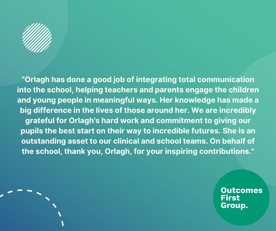 Everyone at #OFG is given the opportunity they need to progress their career journey, and our latest #EverydayHero is a great example of that.
Orlagh's commitment to helping our students, especially those who don't talk, improve their communication skills is unmatched.