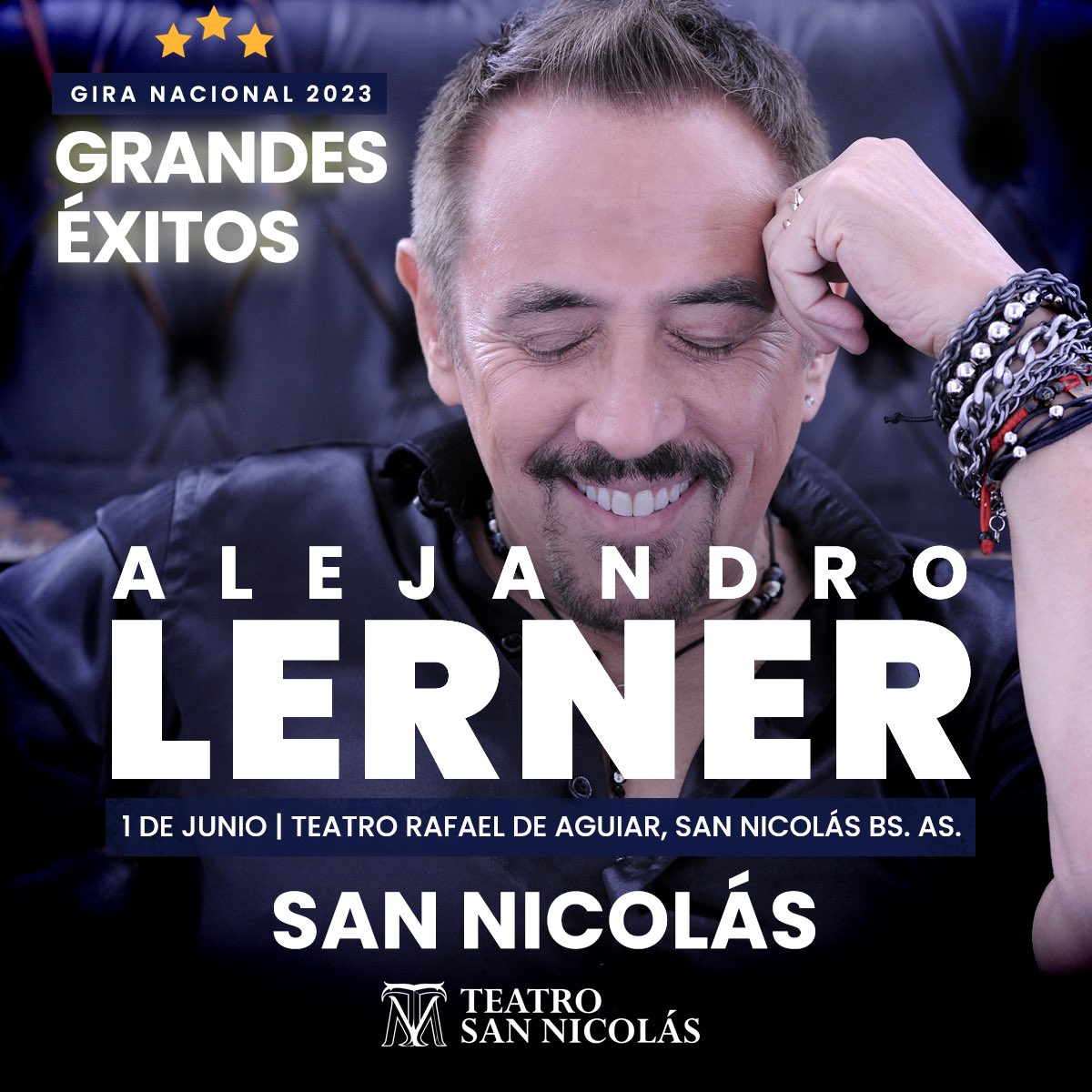 alelernerok's tweet photo. GIRA NACIONAL 🇦🇷 SAN NICOLÁS · 
⭐️⭐️⭐️ ALEJANDRO LERNER - GRANDES ÉXITOS 
Vayan agendando! 

📌1 de Junio 
📍Teatro Rafael dude Aguiar, San Nicolás • Buenos Aires

🟪 Reservá ahora tu lugar 👇
TICKETS https://t.co/YghZkCA2oM  

Los espero a todos! 💜💜 https://t.co/9KC7cxUlw9