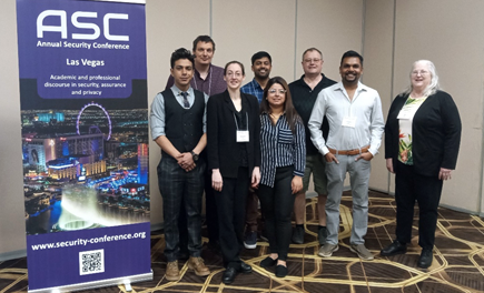 Dr. Akalanka Mailewa, Dr. Lynn Collen and six @stcloudstate Masters of Information Assurance students attended the 22nd Annual Security Conference in Las Vegas, Nevada, May 9-10. scsu.mn/3NYnmWw