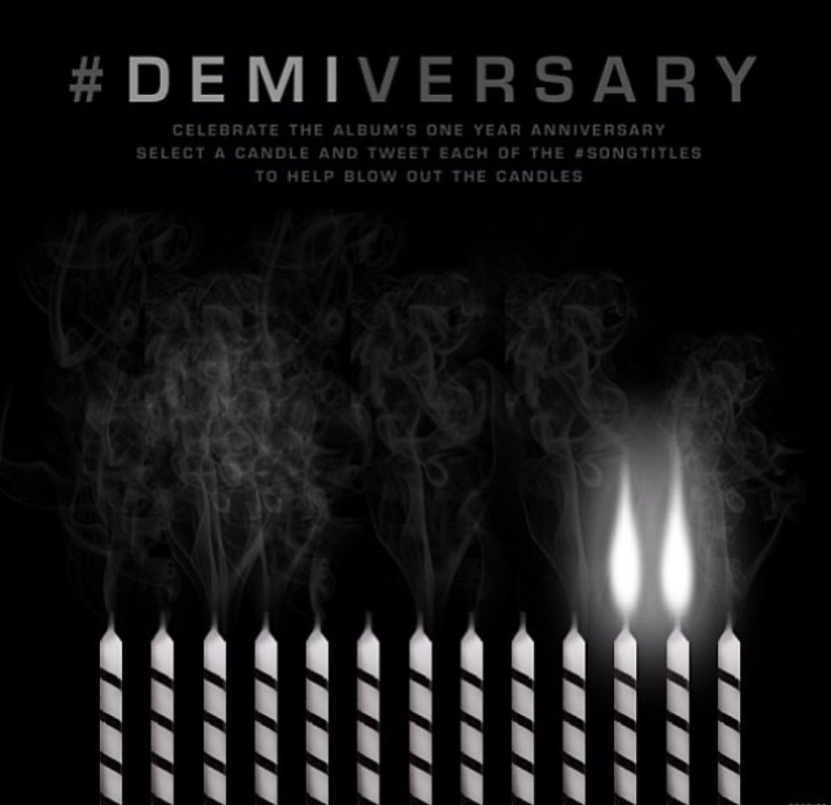 LWmerch's tweet photo. can you believe 9 years ago we were blowing out candles just for a short youtube live that kept cutting out? #demiversary https://t.co/S9Y5F5AYoc