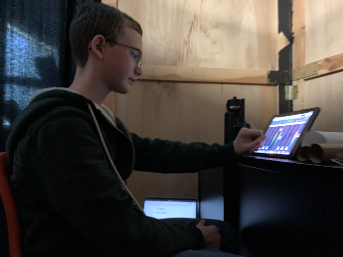 This is the genius behind our sound crew. 6th grade. Inquirer. Problem solver. Generous. Not ready to let him go either!