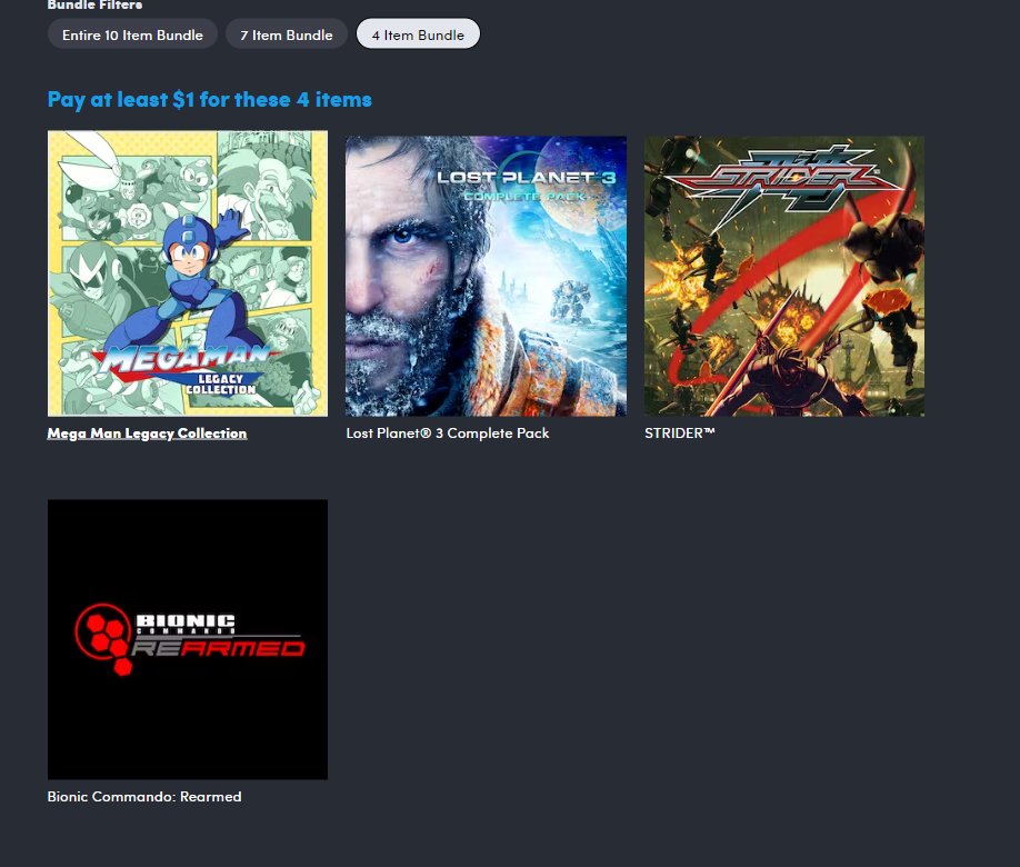 Humble Capcom MEGA Bundle