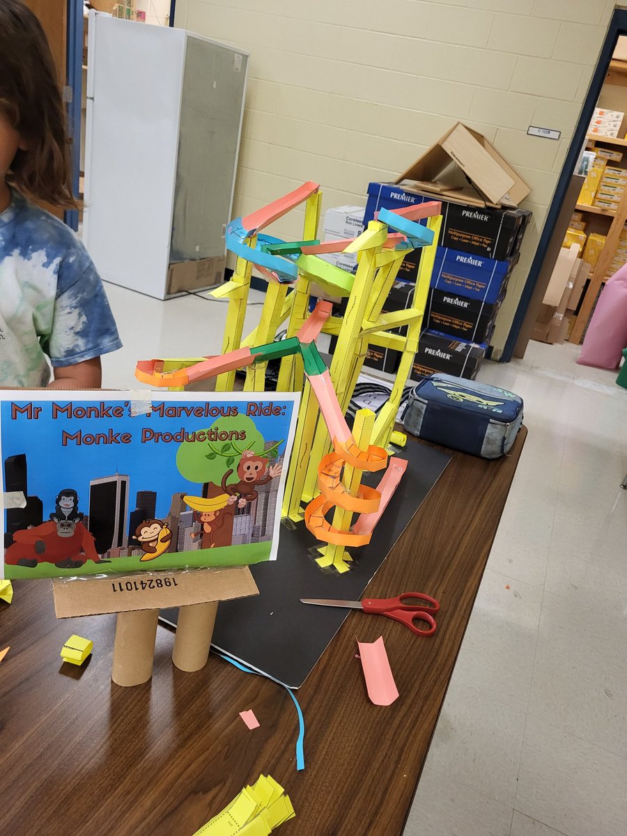 cd4teach's tweet photo. Asked 5th grade GT @NISDGlass "what were the 3 most important things you learned doing roller coasters?" Answers included:  persistence, patience, perseverance, collaboration, engineering skills.  #theyunderstoodtheassignment @NISDGTAA https://t.co/MtJb2rDvpS