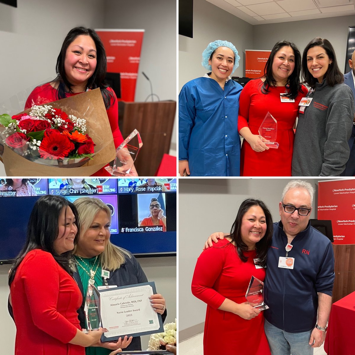 Surrounded by staff, friends and family, today we celebrated our PCD, Almarie, as she accepted her Clinical Excellence Award for Nurse Leader! She deserved every ounce of this recognition and more! #NursesWeek2023