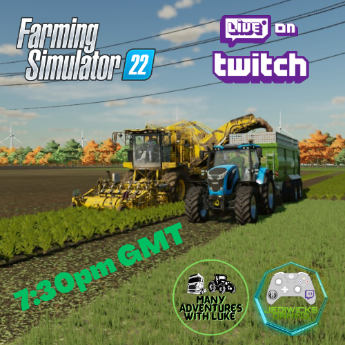 birdmangaming4's tweet photo. Join us on this Wednesday #evening on the #farm  at 7:30pm GMT on https://t.co/335bl2MSqz
and of course we will be joining the awesome @jediwicks. 

#fs22 #gaints #farmer #farmlife #follow #steamer #support #ADHD #mentalhealth https://t.co/9cHxRlJm8L