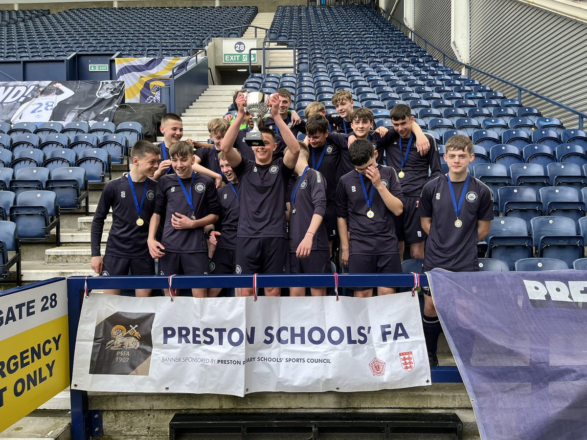 Preston Schools' FA (@prestoncityteam) on Twitter photo The final score in the u15 Ord Cup, sponsored by <a href="/unitetheunion/">Unite the union: join a union</a> is Longridge High 4 v Archbishop Temple 0
Player of the match, sponsored by <a href="/keepingskills/">Goalkeeping Skills</a> has been awarded to Liam Sharples. The final score in the u15 Ord Cup, sponsored by <a href="/unitetheunion/">Unite the union: join a union</a> is Longridge High 4 v Archbishop Temple 0
Player of the match, sponsored by <a href="/keepingskills/">Goalkeeping Skills</a> has been awarded to Liam Sharples.
