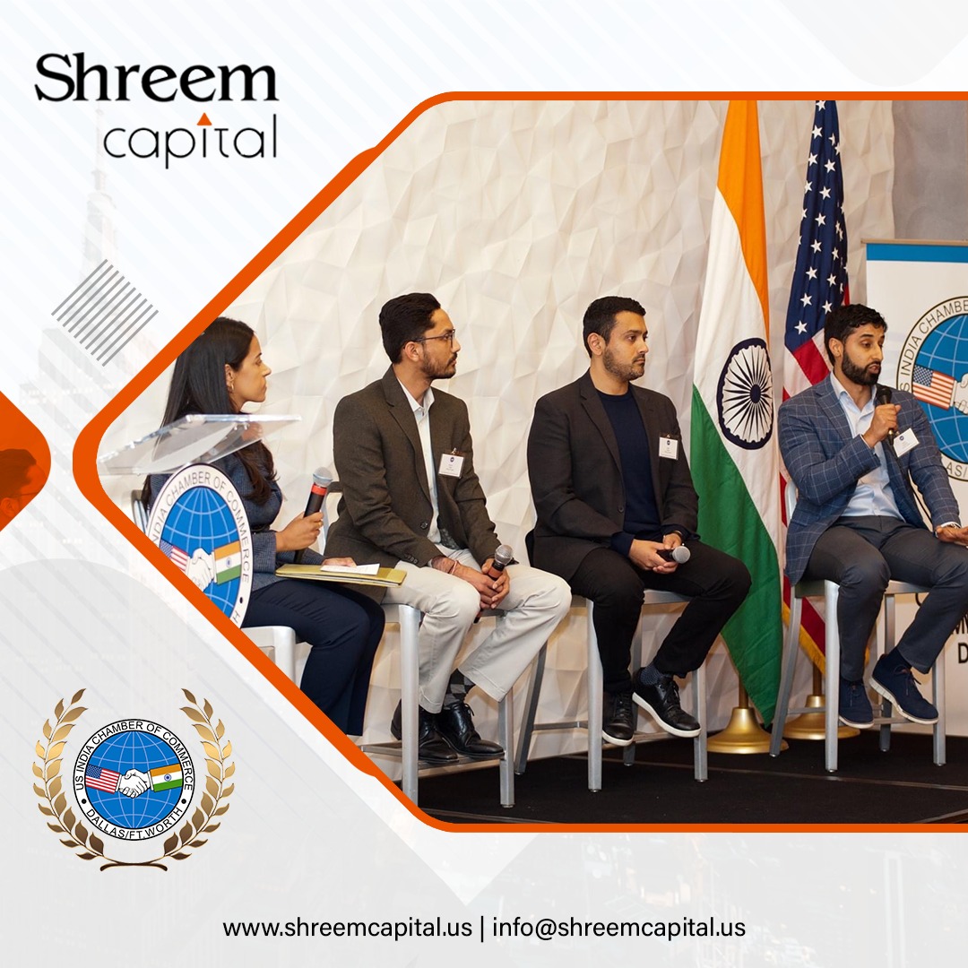 CapitalShreem's tweet photo. Our CEO, Bhavin Patel, at the US INDIA Chamber of Commerce DFW  event as a panelist among successful young CEOs and founders of Indian Origin, discussing Hotel investments space.

#ShreemCapital #RealEstateInvesting #USIndiaChamberOfCommerce #DFW #HotelInvestments https://t.co/BFspyzTqNC