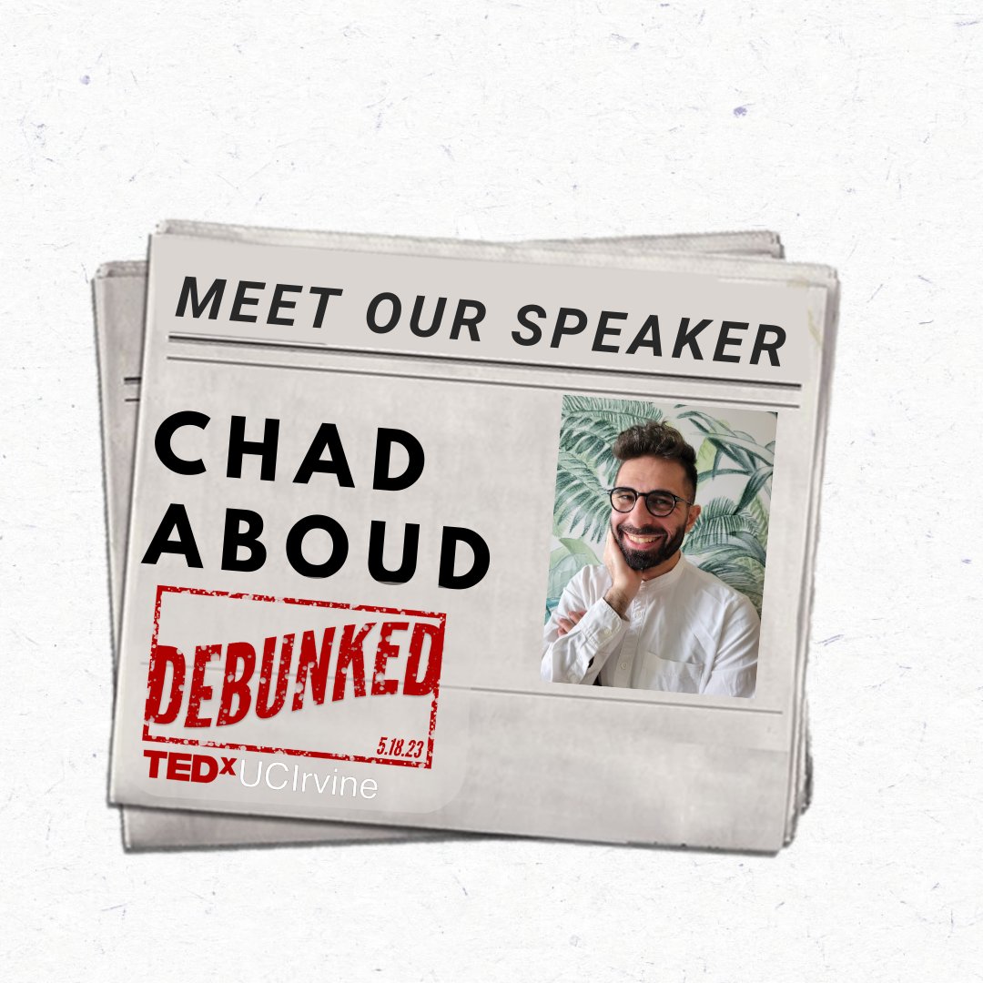 [SPRING CONFERENCE SPEAKERS REVEAL 2/2] This year, our theme is "DEBUNKED"-- dismantling stereotypes and myths. Get your ticket now!: tedxucirvine.com/debunked