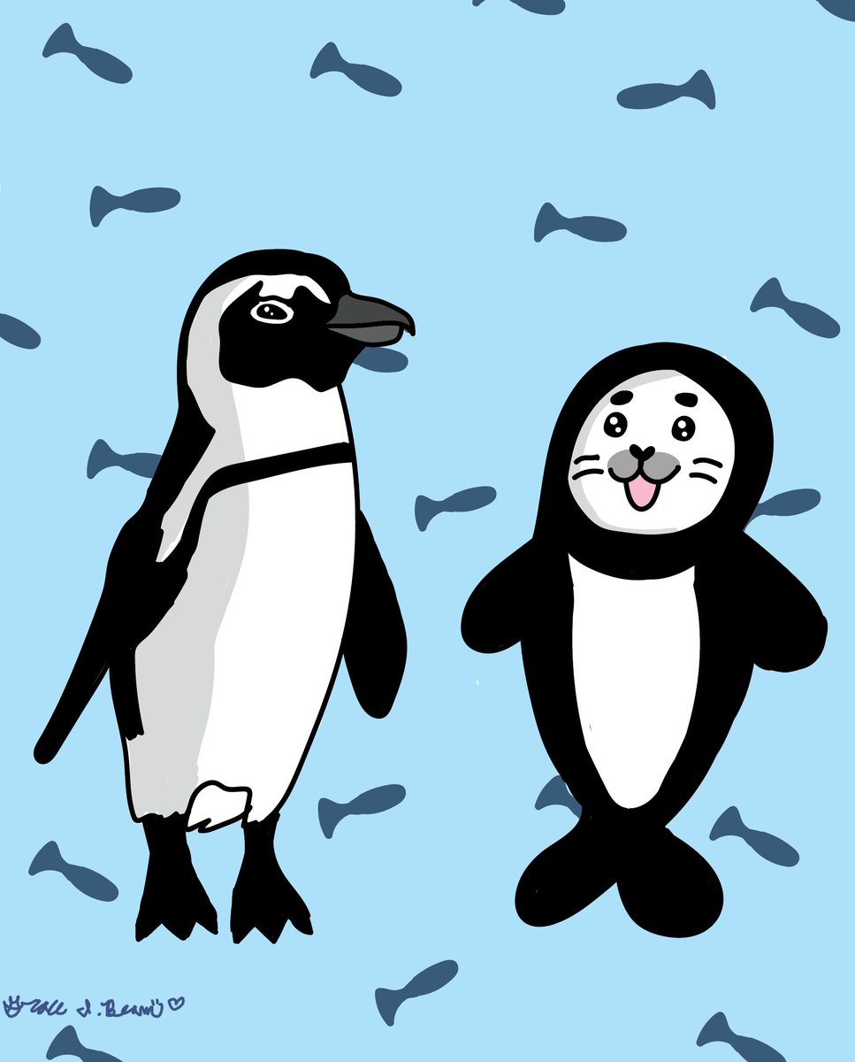 A seal who wishes to be a penguin! 🐧🦭💖