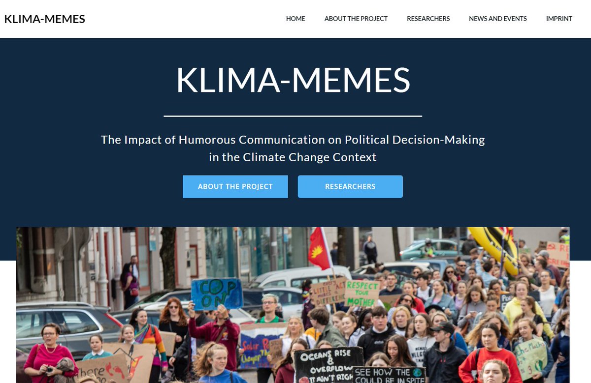 Our project KLIMA-MEMES funded by @BIDT_Muenchen has started recently and we are pleased to announce the launch of the project website today. For more info about the project led by @joerg_hassler_, @DrFollowMario, @barbara_plank, & Björn Ommer visit 👉 klimamemes.ifkw.lmu.de