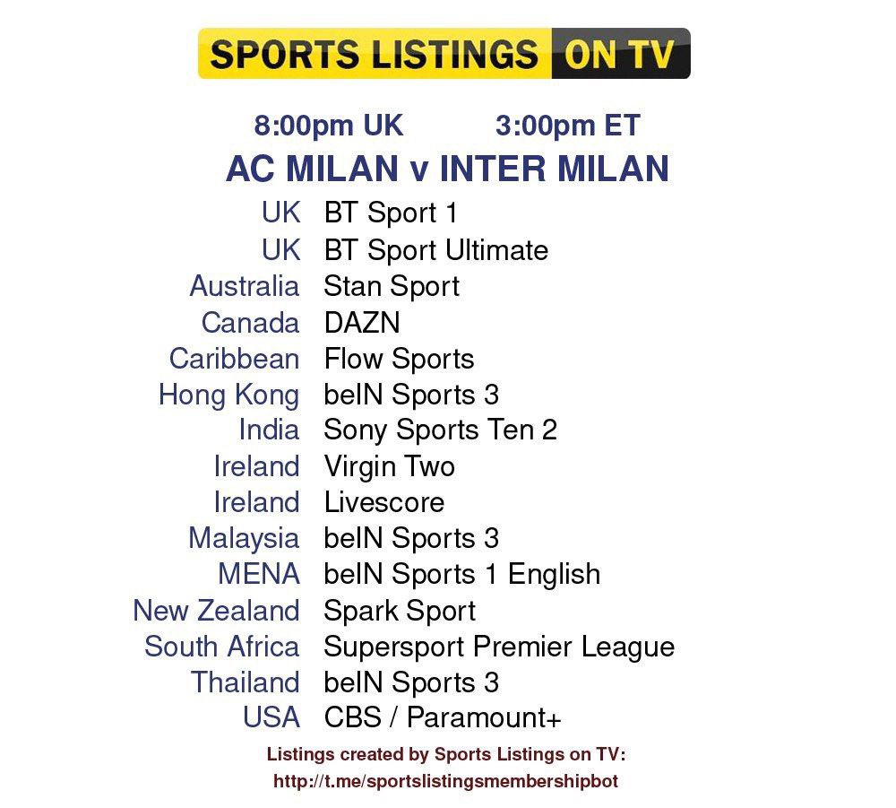 GoalLinton's tweet photo. Champions League Semi Final channels that are showing the game. If you don’t have access to the game, holla at me for info on how to get the game ⚽️ 🏆 https://t.co/nw5R9zoeak