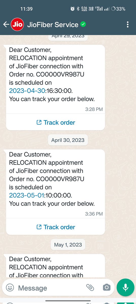 MohitGodhani's tweet photo. @JioCare worst service I have ever seen. It's been 12 days and I'm still waiting for the relocation request status successful. Every day I call jio care and no one cares about that. https://t.co/qny2xzoyC9