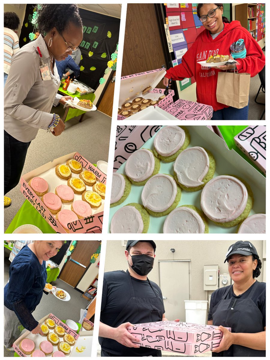 Thank you @CrumblCookies for making our teacher staff appreciation week so much sweeter. ⁦@KennedyCougs⁩ #grateful #Kindness365 #StaffAppreciationWeek