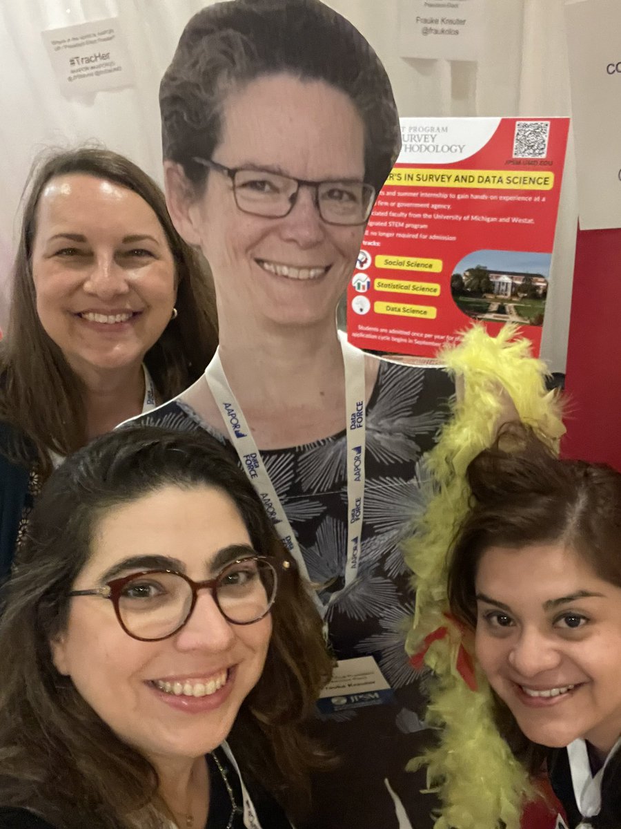 Isabela Coelho (@ibcoelho) on Twitter photo We found <a href="/fraukolos/">Frauke Kreuter</a> at #aapor23 #aapor ! <a href="/JPSMumd/">Joint Program in Survey Methodology</a> <a href="/SoDaUMD/">Social Data Science Center</a> #TracHer We found <a href="/fraukolos/">Frauke Kreuter</a> at #aapor23 #aapor ! <a href="/JPSMumd/">Joint Program in Survey Methodology</a> <a href="/SoDaUMD/">Social Data Science Center</a> #TracHer