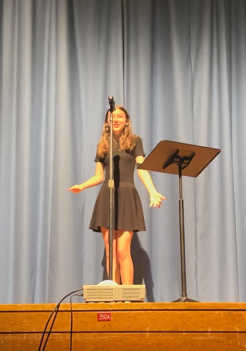 Can’t wait to watch this girl perform at the Forensics competition next week!  She has put in a lot of time and dedication into doing what she truly loves, and I just love watching her progress. Thanks for helping her in her growth <a href="/Miss_B_222/">Alicia Britton</a>! ❤️🎭 <a href="/plazamiddle/">Plaza Middle</a>