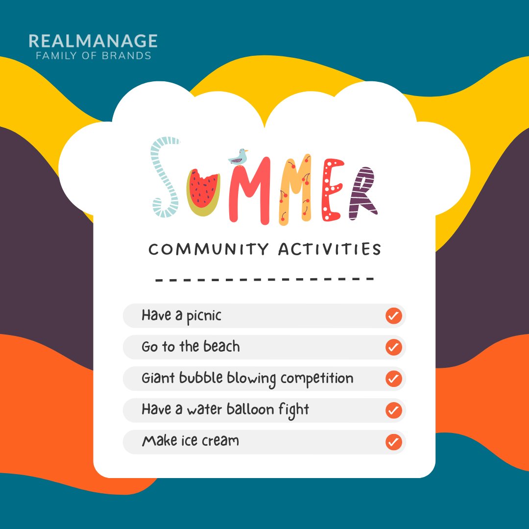 🌞Summer is almost here, and that means it's time to get ready for some community fun in the sun! We want to hear from you - what are your ideas for exciting summer events and activities in our community? 🌴🎉 
#FunInTheSun #RealManage #TheRMfamily #SummerActivities #GrandManors