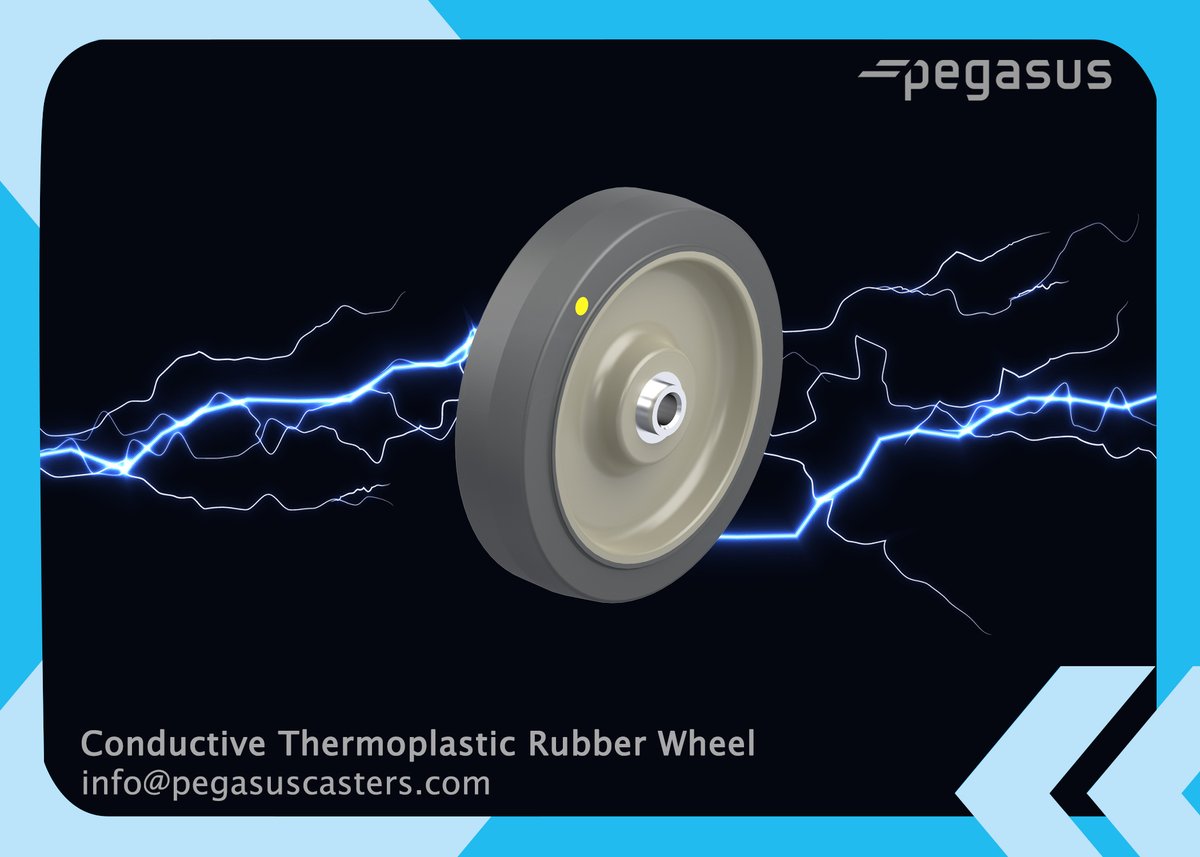 For applications where electrostatic build-up is not an option, contact us for conductive thermoplastic rubber wheels - info@pegasuscasters.com. Reliability you can trust. 

#medical #medicalengineering #electrostatic #electrical #medicalequipment #chemicalplants #conductive