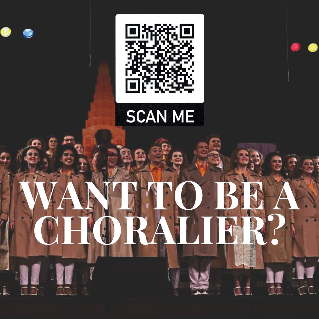 Scan the code for audition information!