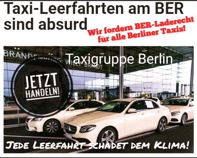 taxigruppe's tweet photo. @SchreinerManja Alle 500 Lds Taxen die am BER Laderecht haben dürfen also 100% an den Berliner Taxihalten Fahrgäste aufnehmen. Dafür dürfen 500 Berliner Taxen also nur 11 % der Berliner Taxen am BER Kunden aufnehmen.
Wo bleibt die Gerechtigkeit ?Laderecht für alle Berliner Taxen https://t.co/1QUrGV6T3u