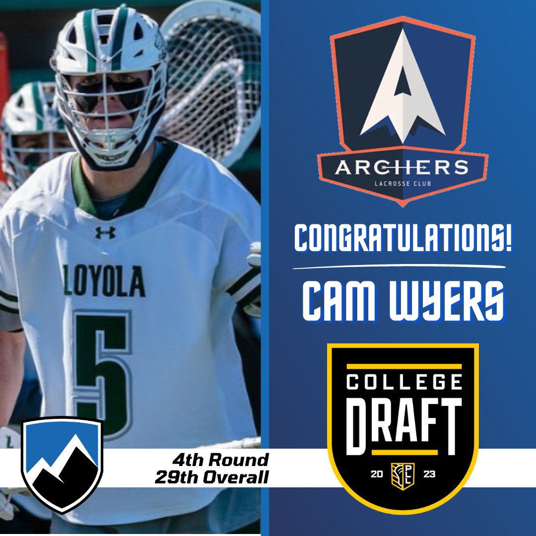 Big congratulations 🎊 to Everest Lacrosse alum Cam Wyers on being selected 4th round 29th overall in the 2023 PLL College Draft⁠!⁠ 🥍⁠
⁠
Cam was selected by the @pllarchers 🚨🤩 ⁠
⁠
🏔️⁠
⁠
#climbhigher #everestlacrosse #PLL