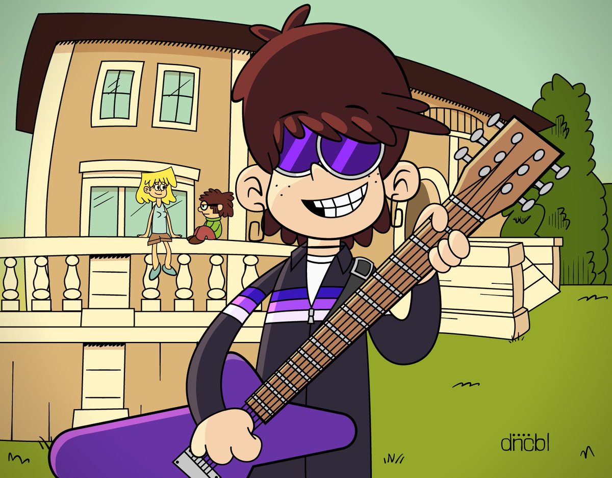 'And soooo Sally can wait...'
Luna Loud performing Don't Look by in Anger, by Oasis.
And poorly drawn Lori and Lisa because nobody cares about background 👍

#TheLoudHouse #LoudHouse #Nickelodeon #Oasis #CartoonArt #LunaLoud #TheLoudHouseArt
