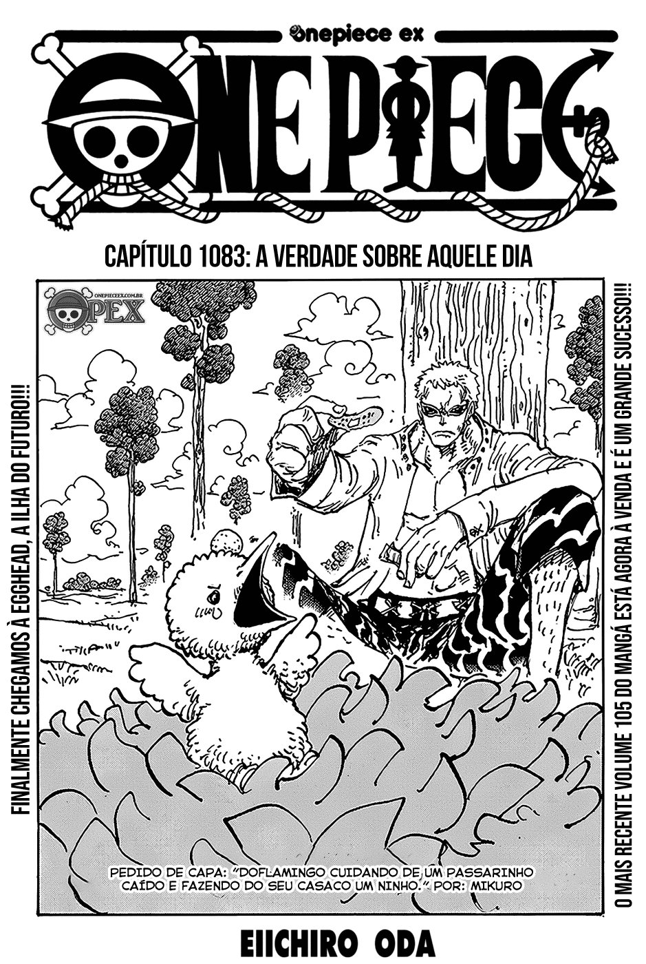 Adm OPN on X: 📌 Imagens do Capítulo 1087 de One Piece Completo! Capa.  Siga o fio 🧶 [1/3] #ONEPIECE1087  / X