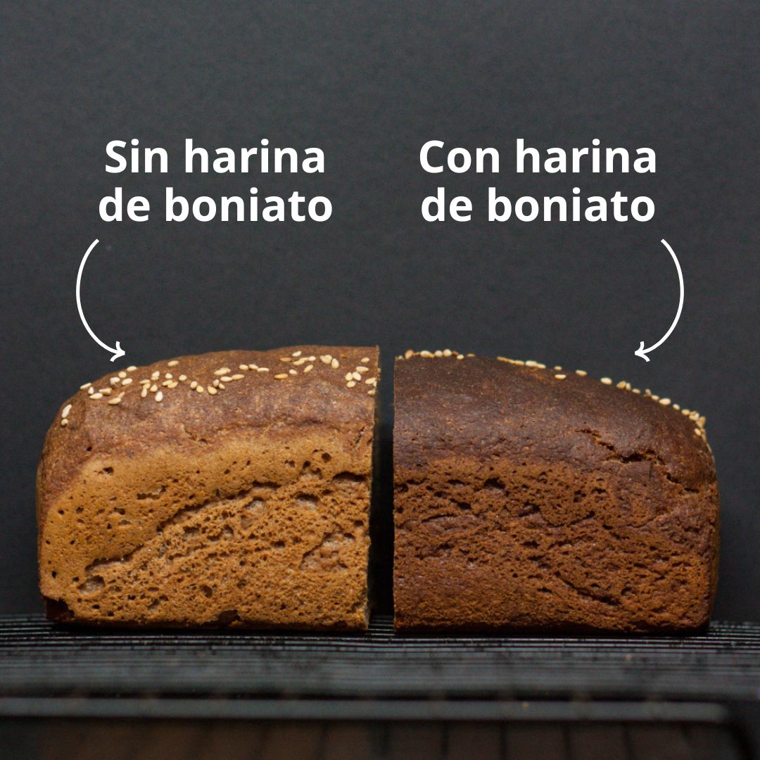 He estado probando la harina de boniato para hacer pan sin gluten. ¡Y me ha impresionado! En este artículo te lo explico TODO sobre esta desconocida harina. mamafermenta.com/ingredientes/p…