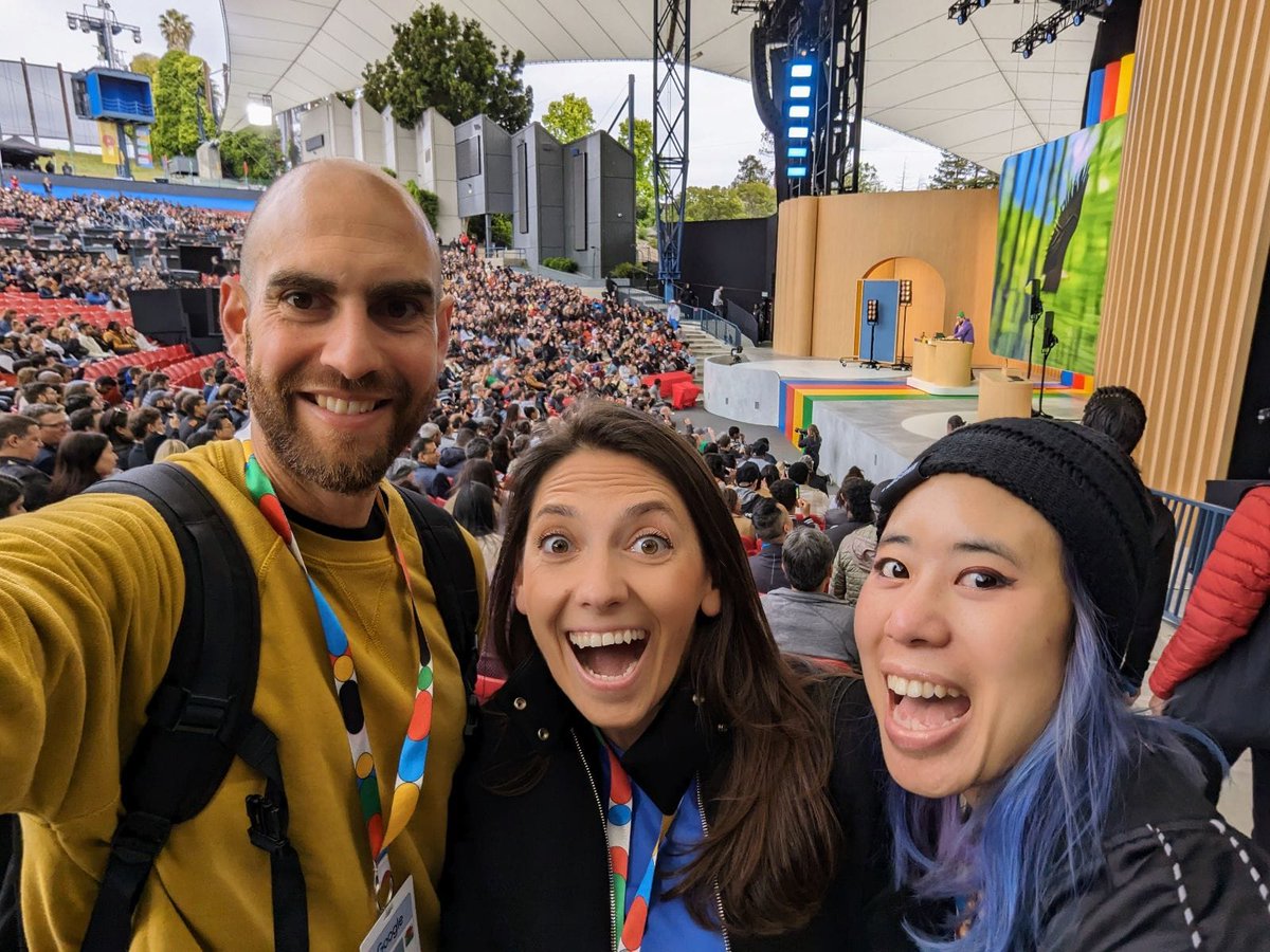 Happy to be at #GoogleIO and even more excited to be on stage in the Developer Keynote!

Make sure you tune in to hear what's new in Modern #Android Development

io.google/2023/