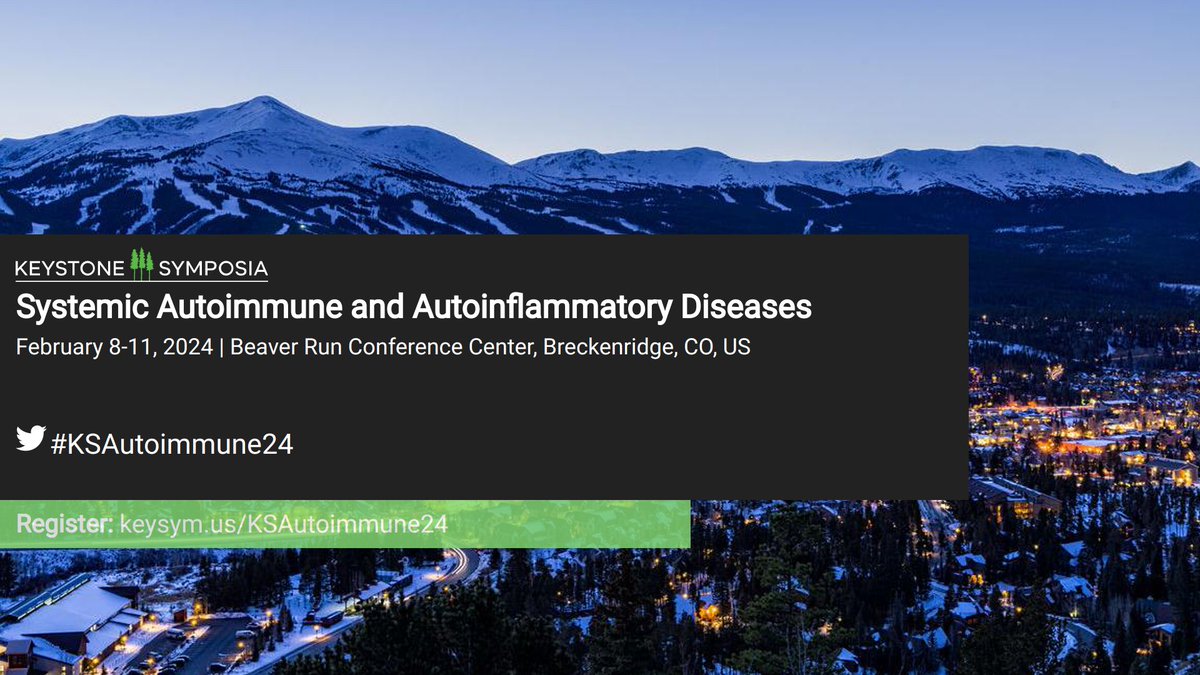 RuthJeanNapier's tweet photo. Hope to see some of you!...PhD student Leah Huey and I will be presenting NEW #NOD2 #BlauSyndrome and #CARD9 #AxSpA research @KeystoneSymp Systemic Autoimmune and Autoinflammatory Diseases, February in Breckenridge! https://t.co/wSgXTMU3Lk #KSAutoimmune24 https://t.co/ToBqNREAnO