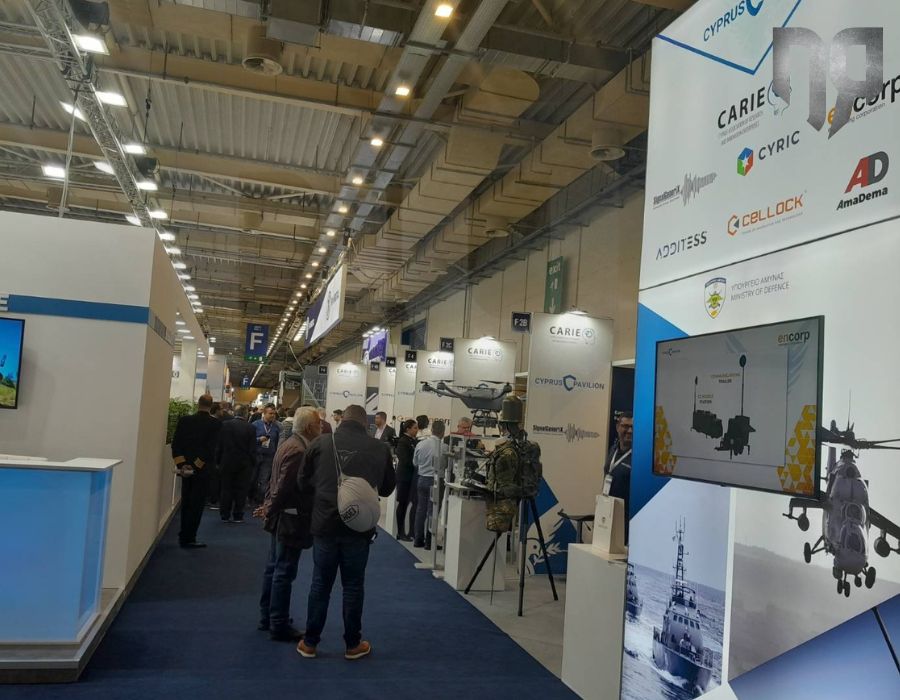 Def_Redefined's tweet image. DEFEA 2023 | Drones, συστήματα ηλεκτρονικού πολέμου, UGVs, συστήματα ασφάλειας και πολλά άλλα στο περίπτερο της Κύπρου 
#DEFEA #ΥΠΑΜ #SignalGeneriX #CyRIC #AmaDema #Additess #Cellock #Encorp defenceredefined.com.cy/defea-2023-dro…
