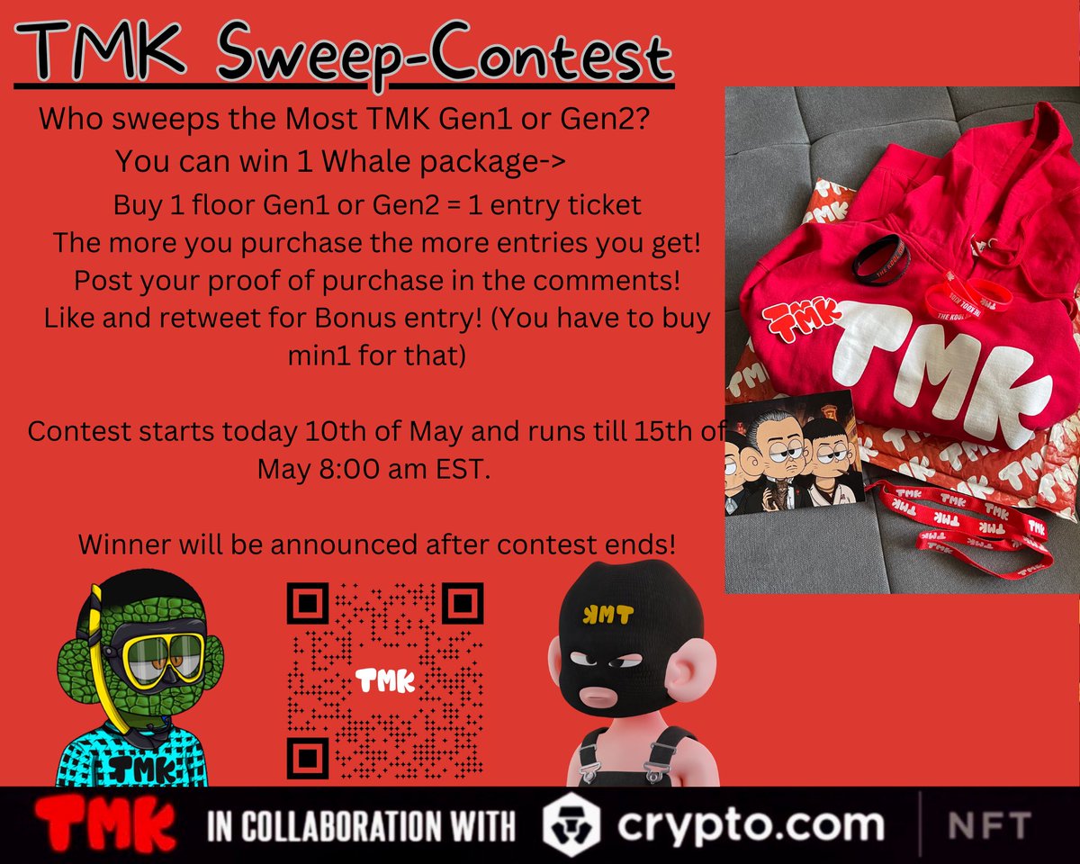 tushi19996's tweet photo. 🎉 GIVEAWAY ALERT 🎉
I’m excited to announce my latest giveaway! One lucky winner will receive [1 whale care package]. Here's how to enter: @TMKNFT 🤩🤩 https://t.co/RevyYG1yTV