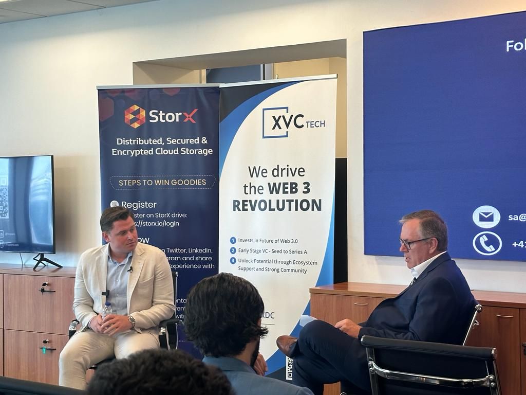 XDCNetwork's tweet image. 📸 Reliving the Amazing Moments from #XDCNetwork's event today - "Tokenization by Equity Firms!"🎉

@doug_brooks spoke about the XDC Network, #tokenization on blockchain and the $7 trillion opportunity for tokenization of private equity and venture capital by 2030E. He also…