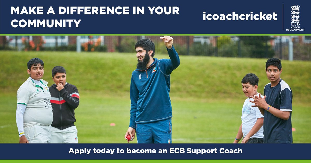 🏏| COACHING

Make a difference in your community, apply today to become ECB Support Coach 
📍 <a href="/CropstonCC/">CropstonCricketClub</a> 
📅 14th June 
🕰️ 6-9pm
💷 £40
🔗 booking.ecb.co.uk/c/express/07e7…

❌ CLOSING DATE 5th June 

#icoachcricket #foxesfamily 🦊