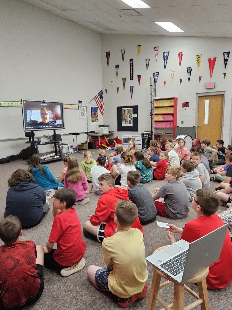 BVLocalSchools's tweet photo. BVE fifth graders had a Google Meet with Author Toby Price today. We would like to thank him for his time and his willingness to meet with our students. Thank you so much! @jedipadmaster https://t.co/zMZKbyiPzJ