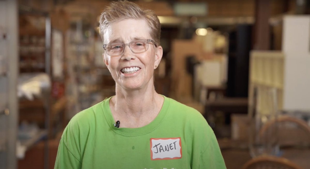 When people think about volunteering with @AtlantaHabitat, they often envision swinging hammers and painting walls at home builds – but the volunteer opportunities go beyond the build. Just ask Janet White, our rockin’ ReStore volunteer: atlantahabitat.org/our-rockin-res…